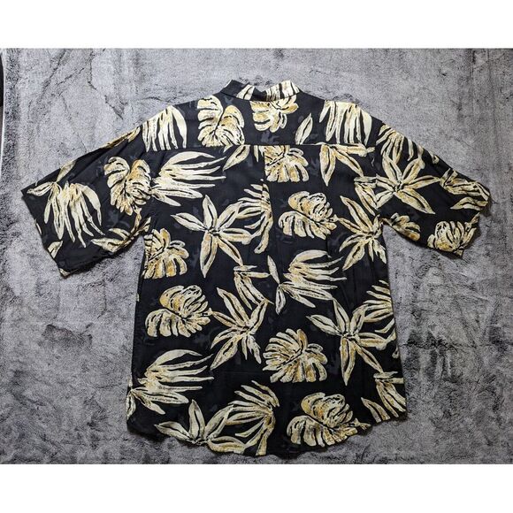 NWT Bruno Short Sleeve Button Up Hawaiian Shirt Men's Size Large - Picture 7 of 9